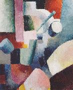 August Macke Farbige Formenkomposition oil painting picture wholesale